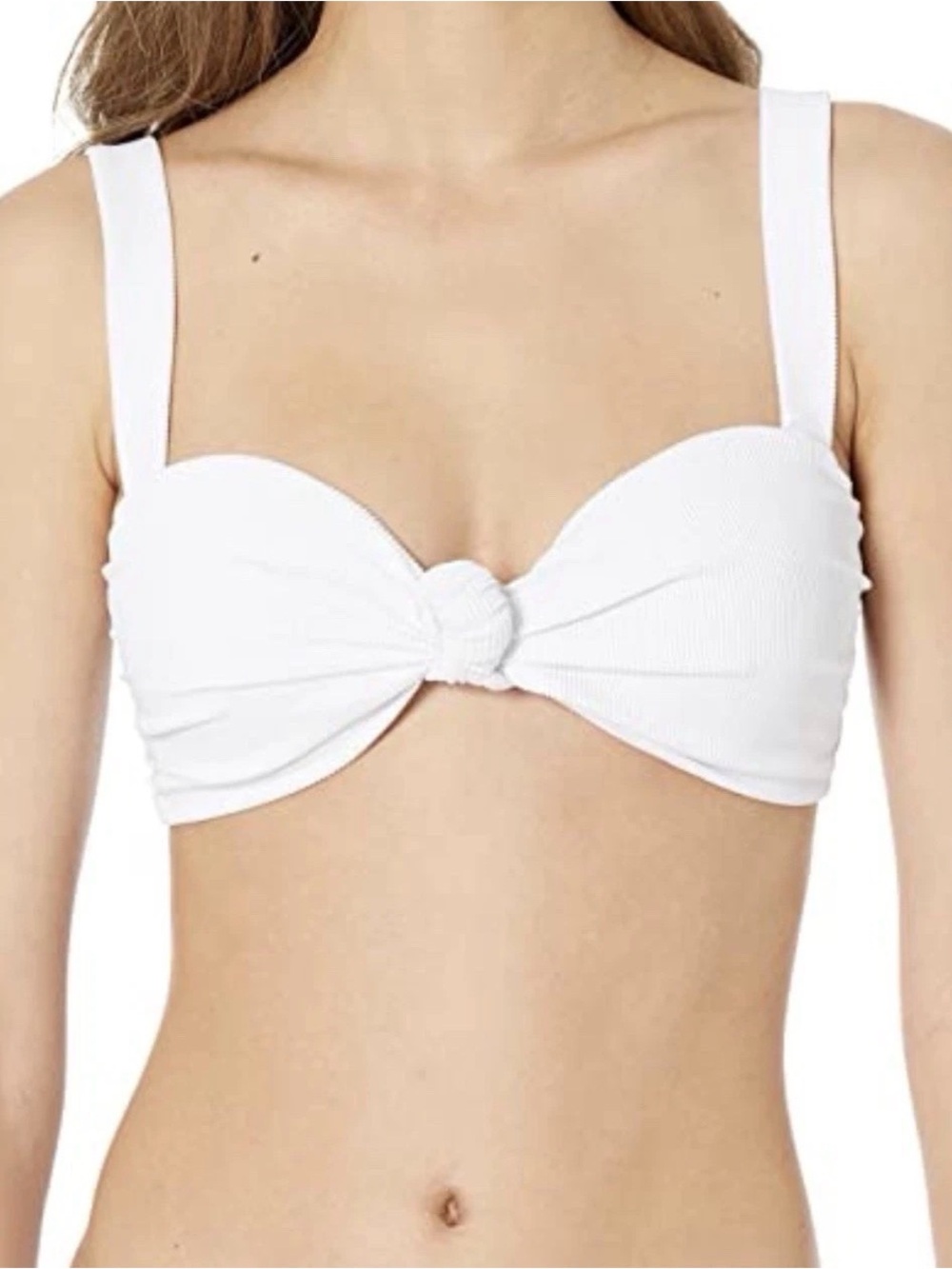 Beach Riot Sophia Women's Swimwear Top White, Size Large, MSRP $118